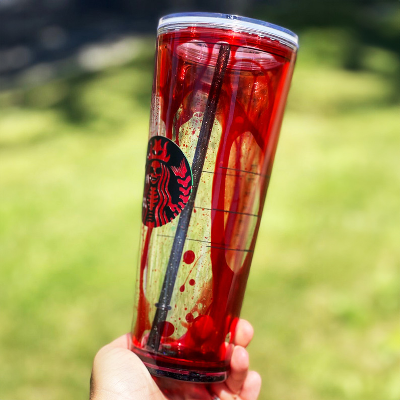 lood Drip Halloween Tumbler