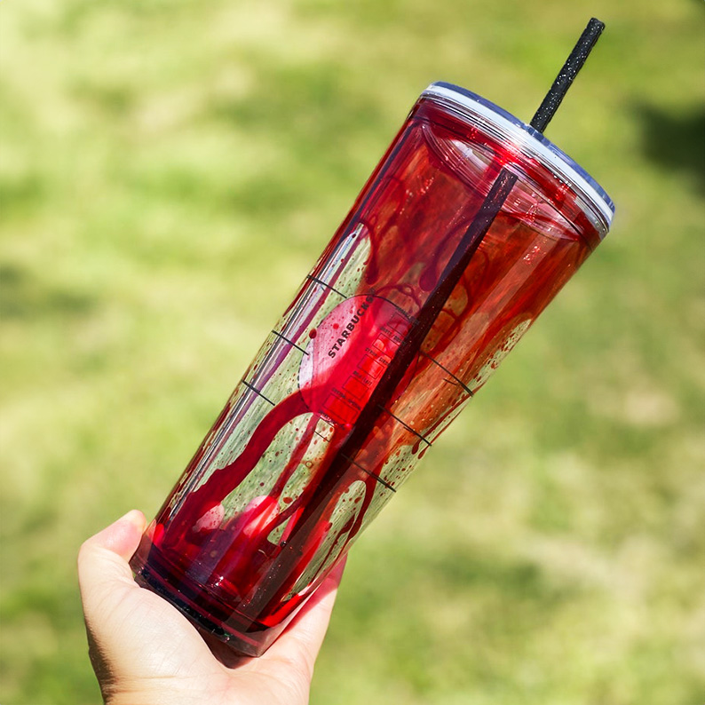lood Drip Halloween Tumbler