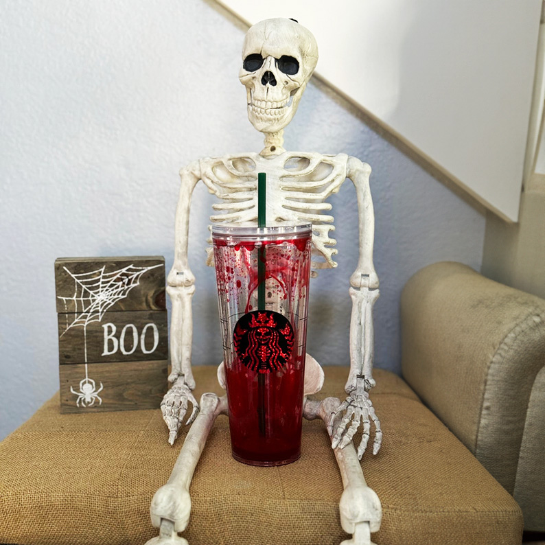 lood Drip Halloween Tumbler