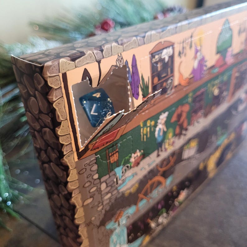 DnD Advent Calendar Full of Dice