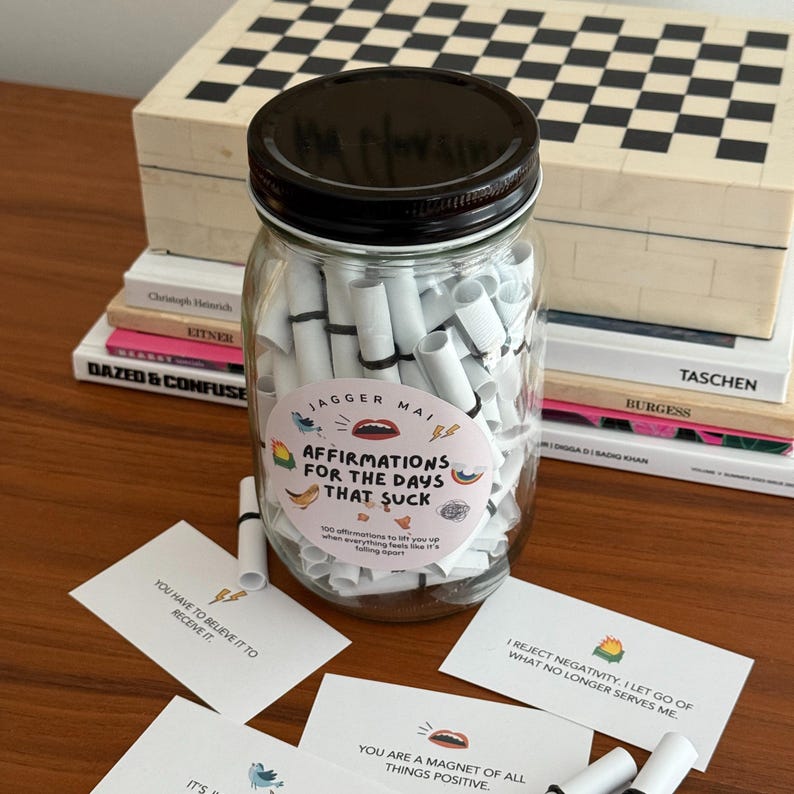 Silly Affirmation Jar For The Days That Suck