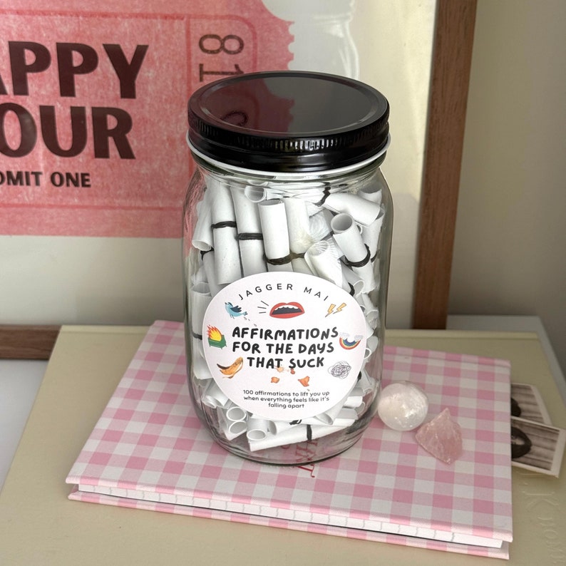 Silly Affirmation Jar For The Days That Suck