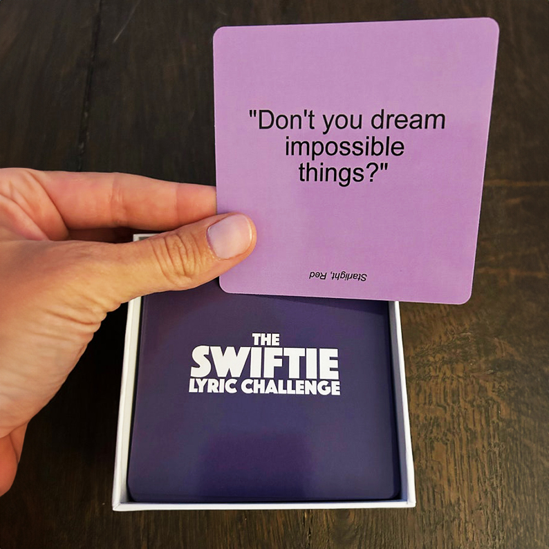 Swiftie Lyric Challenge Card Game (Incl. TTPD)