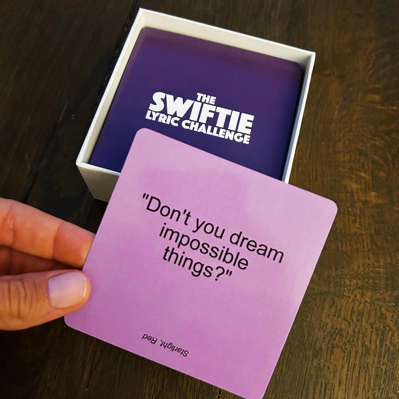 Swiftie Lyric Challenge Card Game (Incl. TTPD)