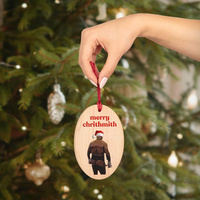Tyson Butt Funny Christmas Ornament