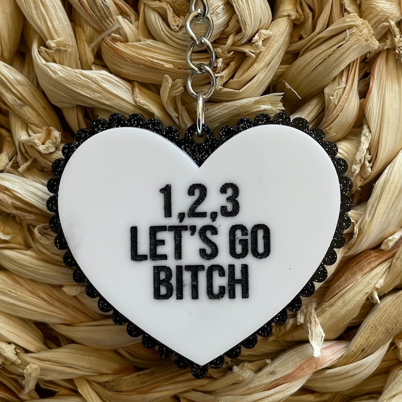 Taylor Lyrics Quote Heart Keychain