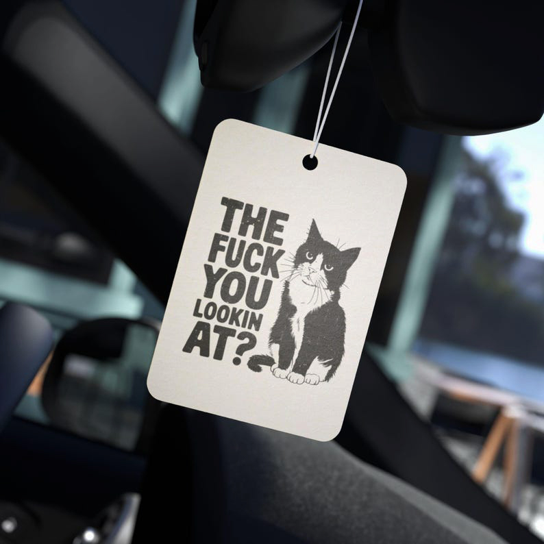 Funny Cat Car Air Freshener