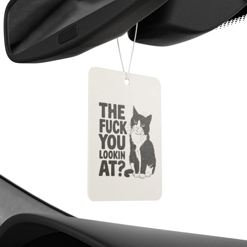 Funny Cat Car Air Freshener
