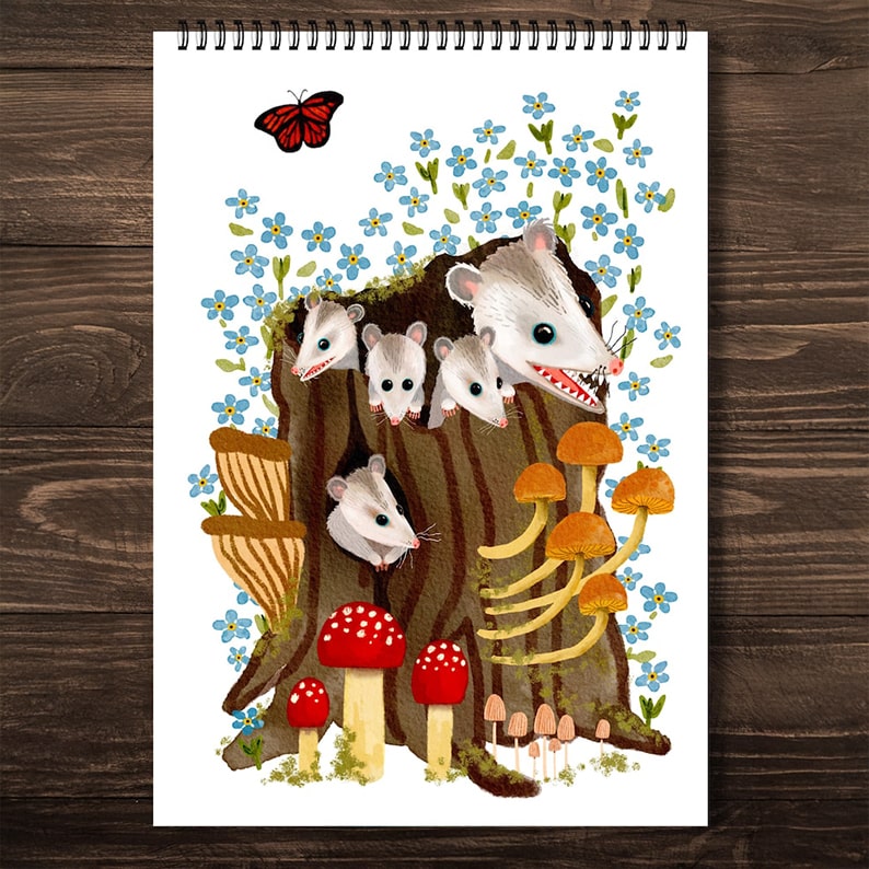 2026 Woodland Magic Wall Calendar