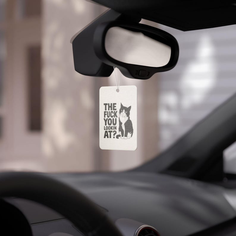 Funny Cat Car Air Freshener