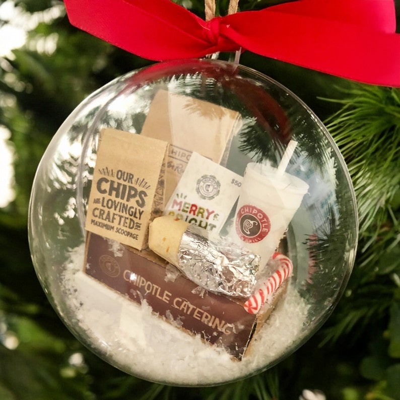 Chipotle Christmas Ornament