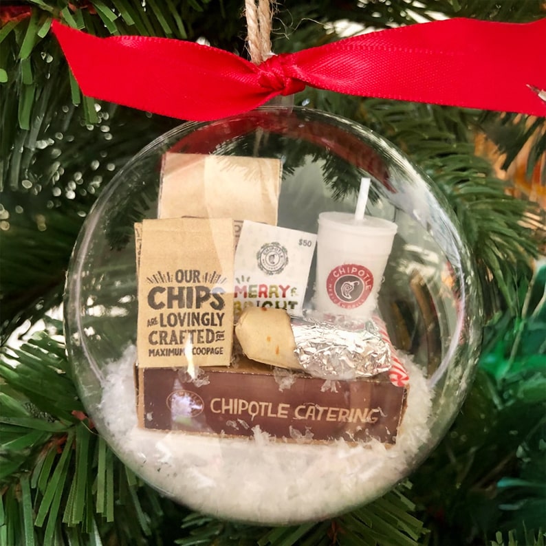 Chipotle Christmas Ornament