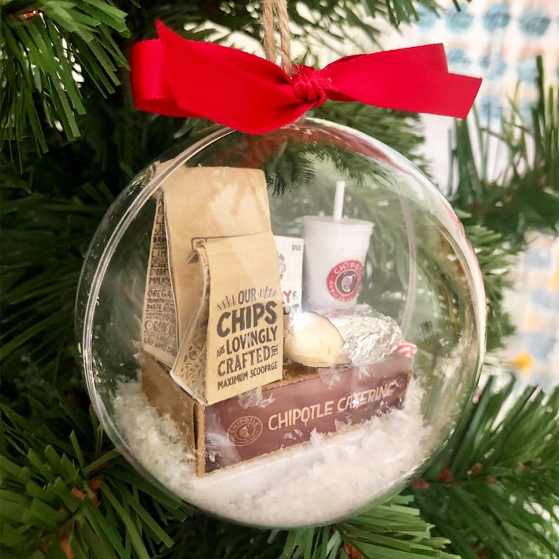 Chipotle Christmas Ornament