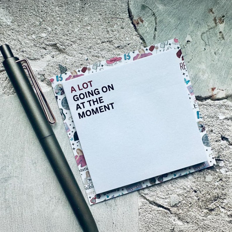 Swiftie-Inspired Sticky Notes