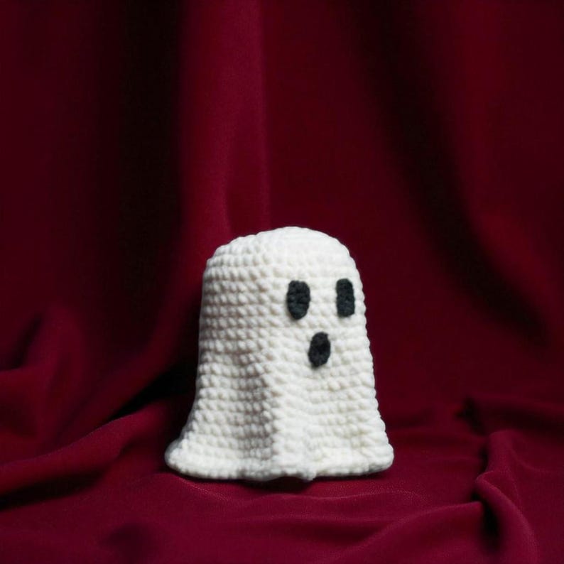Surprise Halloweenie Ghost Friend Crochet Gift