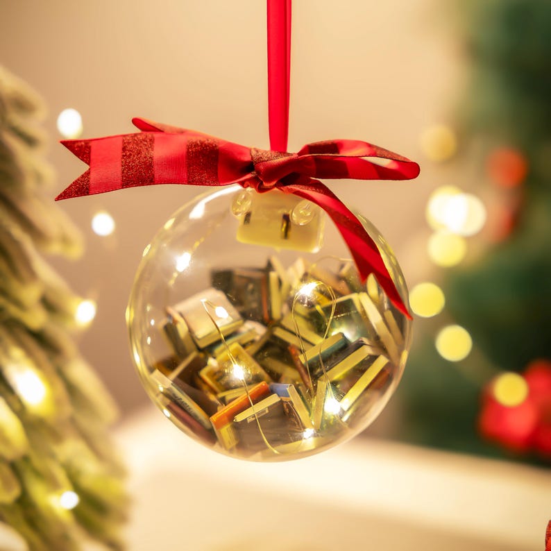 Miniature Book Ornament Ball