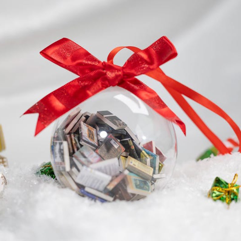 Miniature Book Ornament Ball