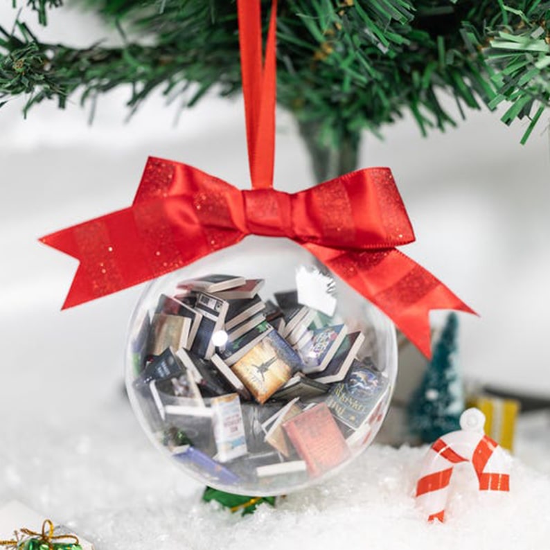 Miniature Book Ornament Ball