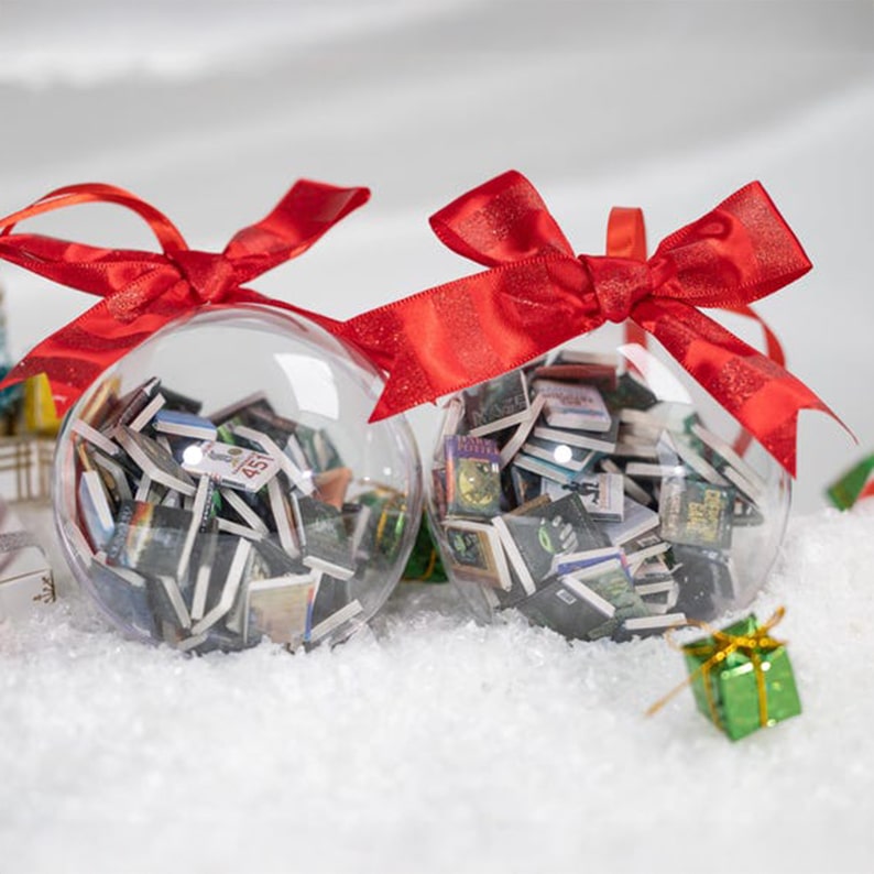 Miniature Book Ornament Ball
