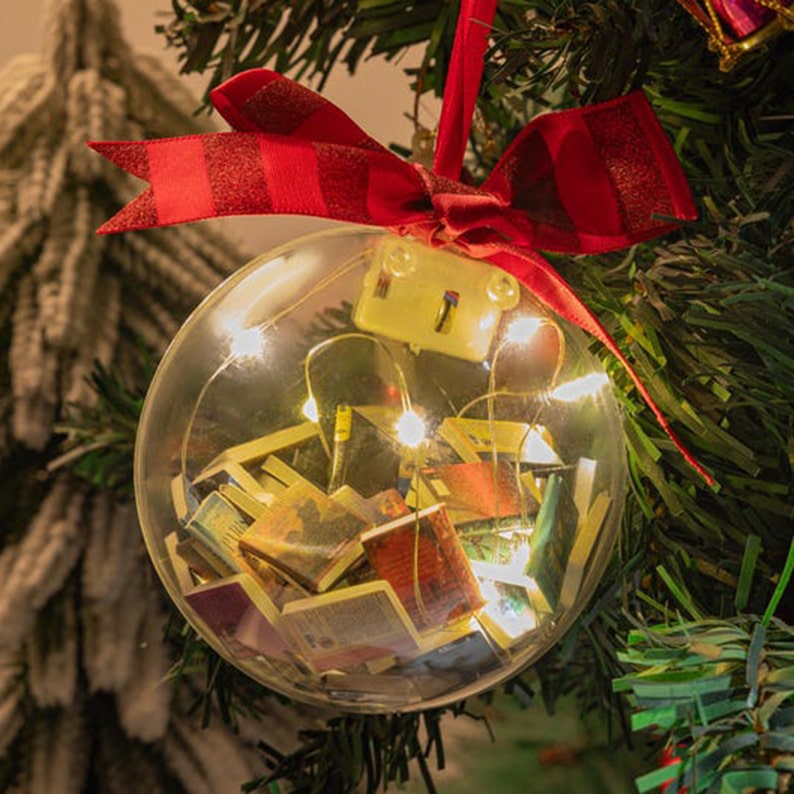 Miniature Book Ornament Ball