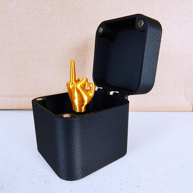 Middle Finger in a Box
