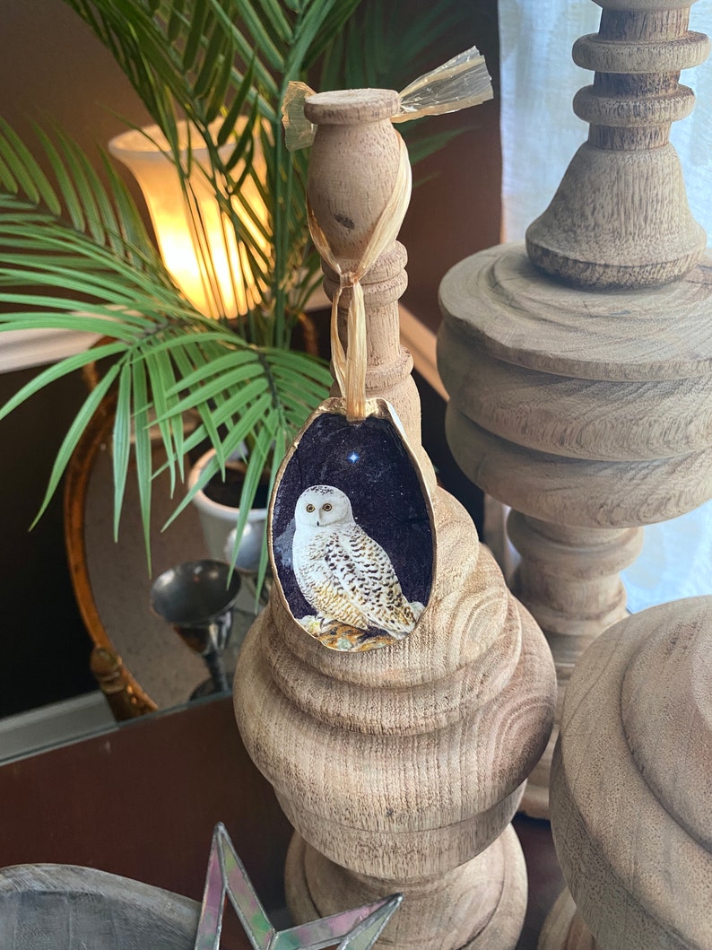 Handpainted Bird Christmas Ornament
