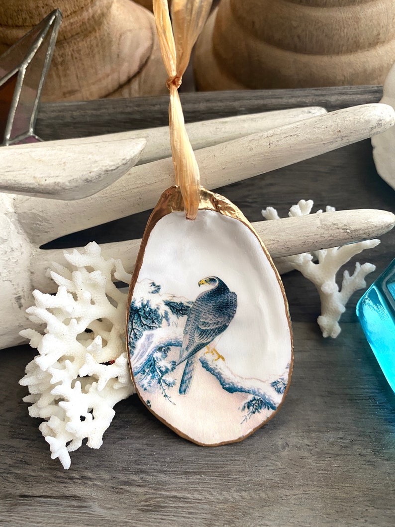 Handpainted Bird Christmas Ornament