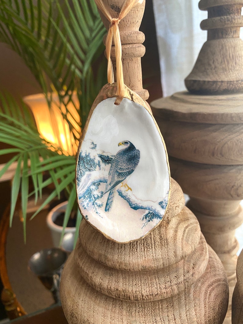Handpainted Bird Christmas Ornament