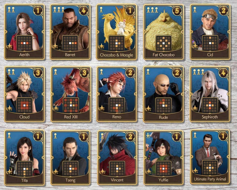 Final Fantasy VII Queen’s Blood Card Set (144 Cards)