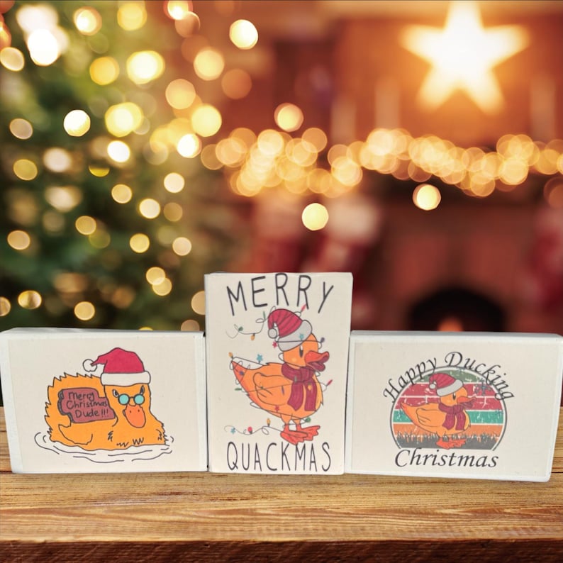 Merry Ducking Christmas Tiny Duck Gift