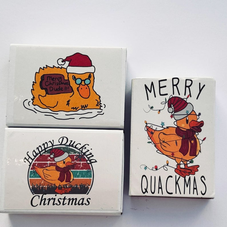 Merry Ducking Christmas Tiny Duck Gift