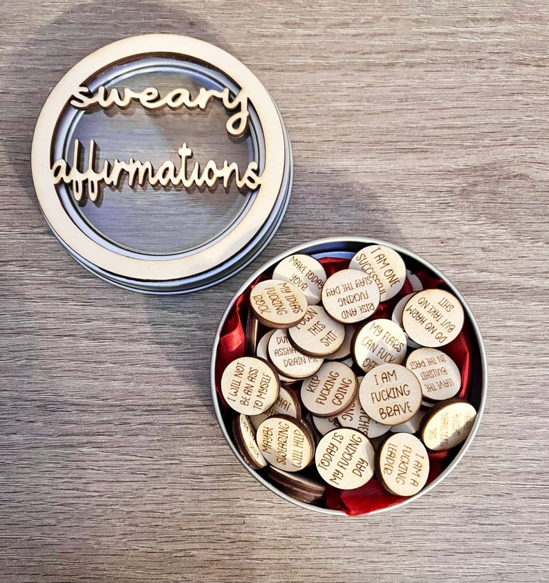 Cheeky and Empowering Affirmation Tokens Set