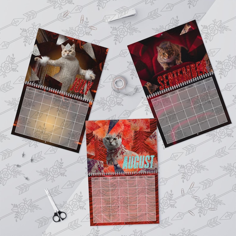 Swiftie Showcat 2026 Wall Calendar