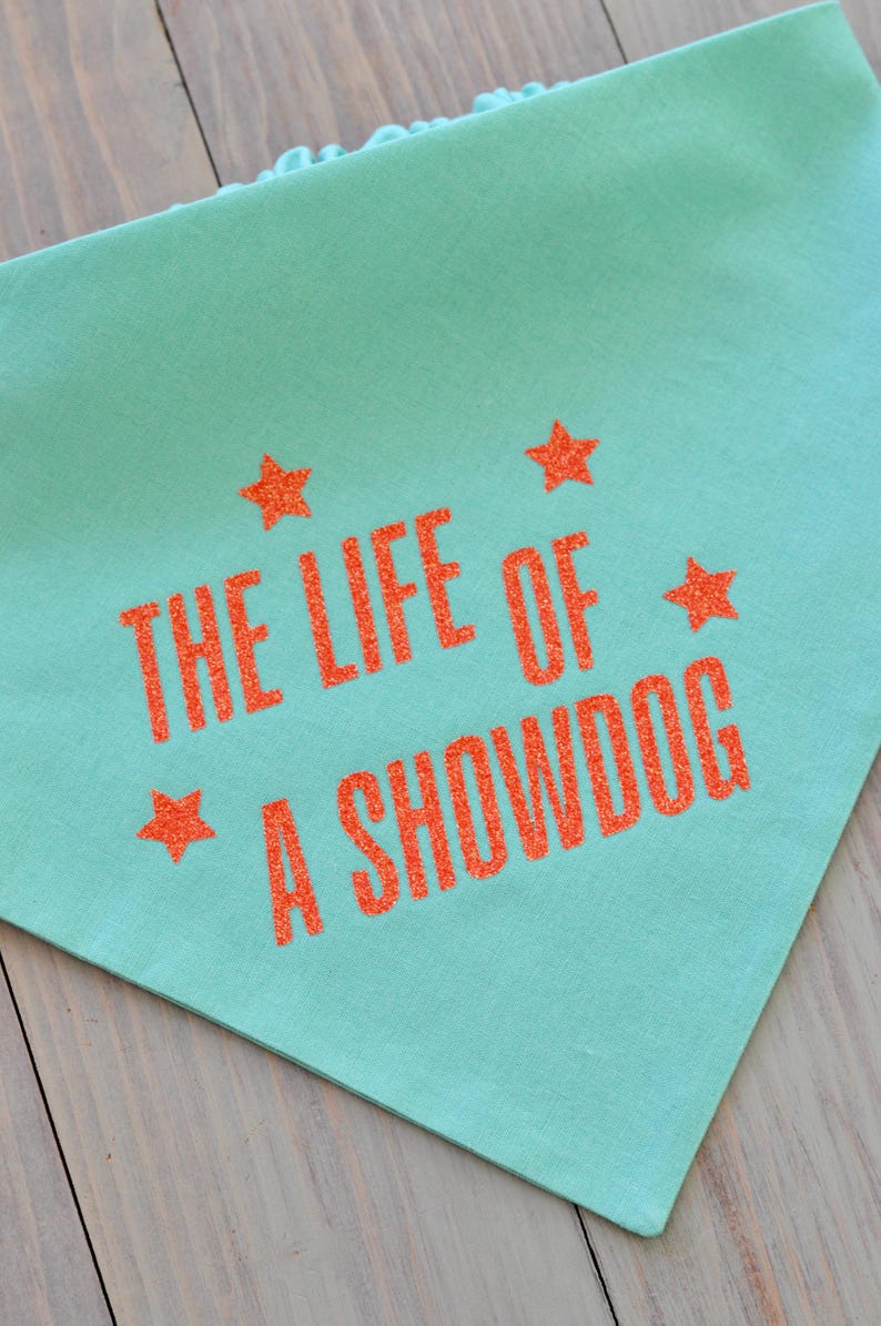 The Life of a Showdog Dog Bandana
