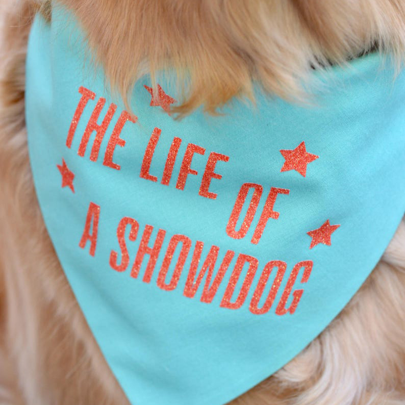 The Life of a Showdog Dog Bandana
