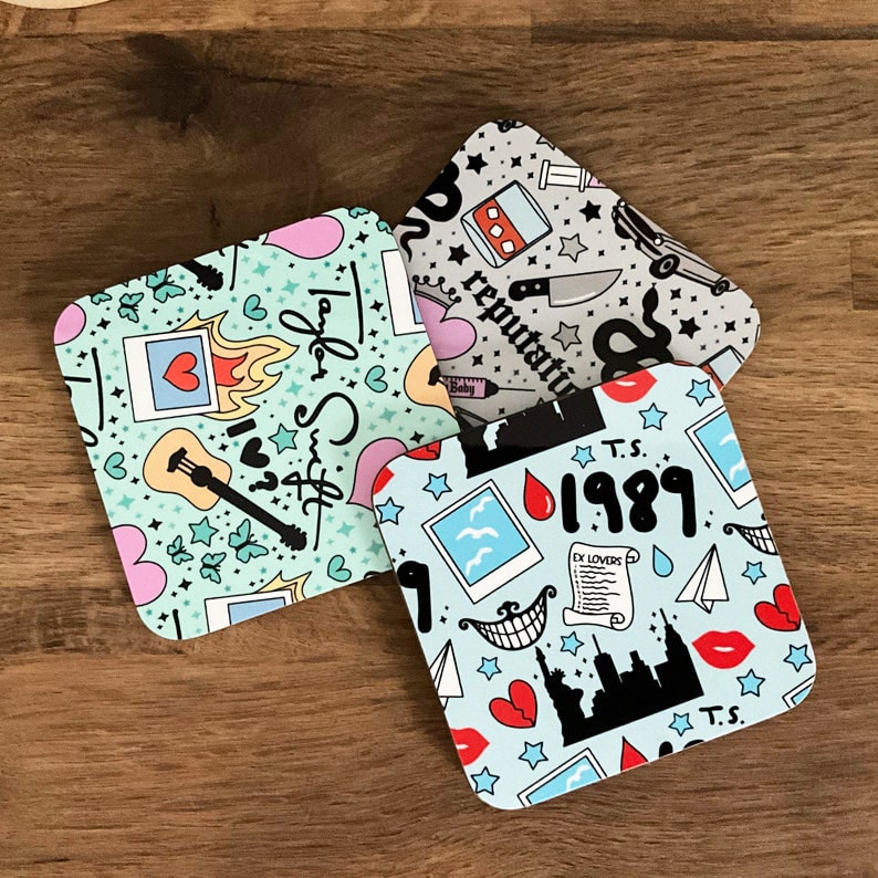 Swiftie Eras Coasters Set (Incl. All Albums)