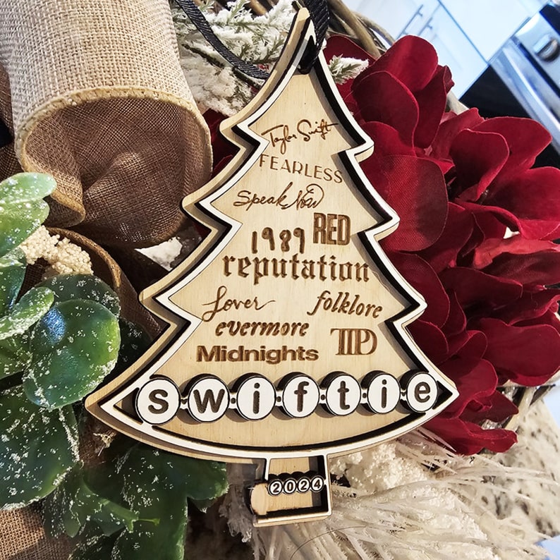 Taylor Inspired Double Layered Tree Ornament