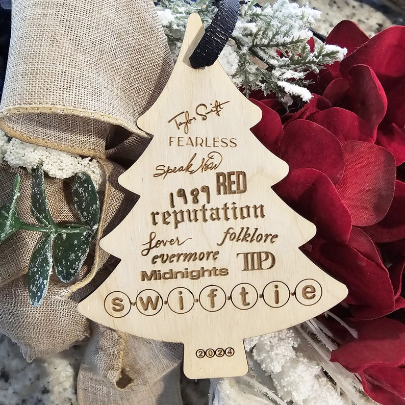 Taylor Inspired Double Layered Tree Ornament