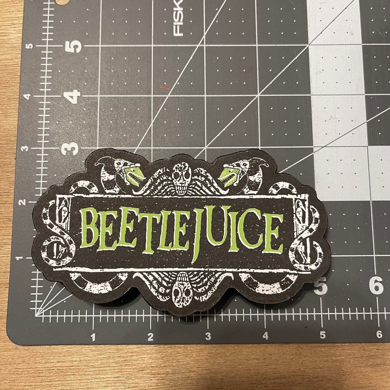 Beetlejuice Decor Tiered Tray Halloween Decor