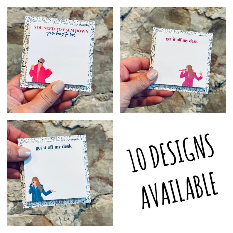 Swiftie-Inspired Sticky Notes