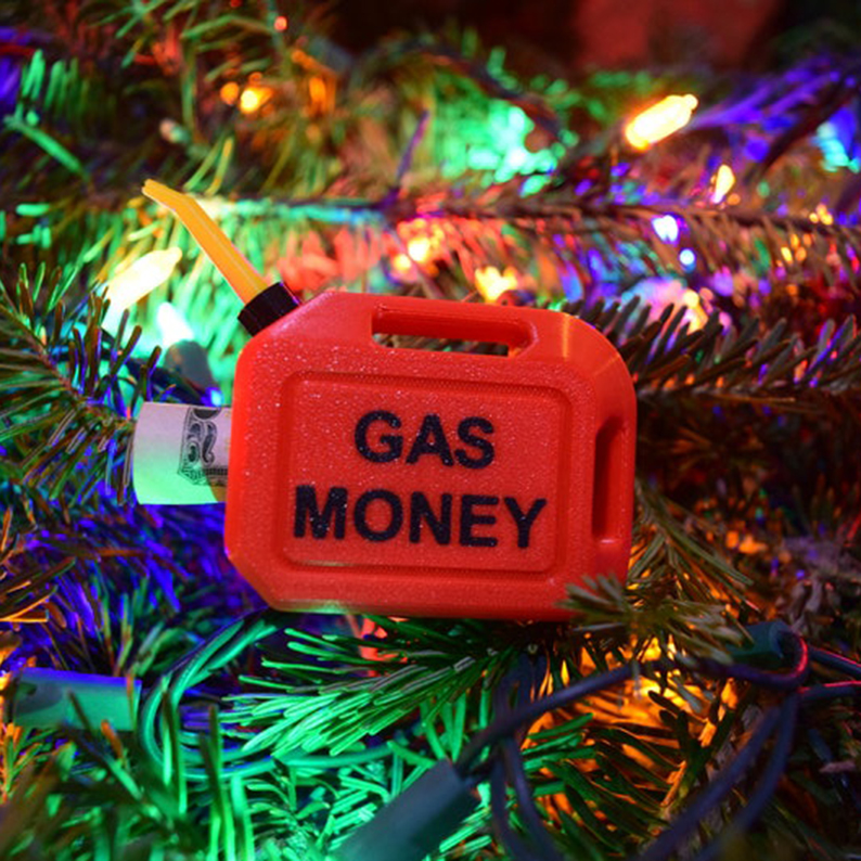 Gas Money Ornament | Fun & Practical Stocking Stuffer