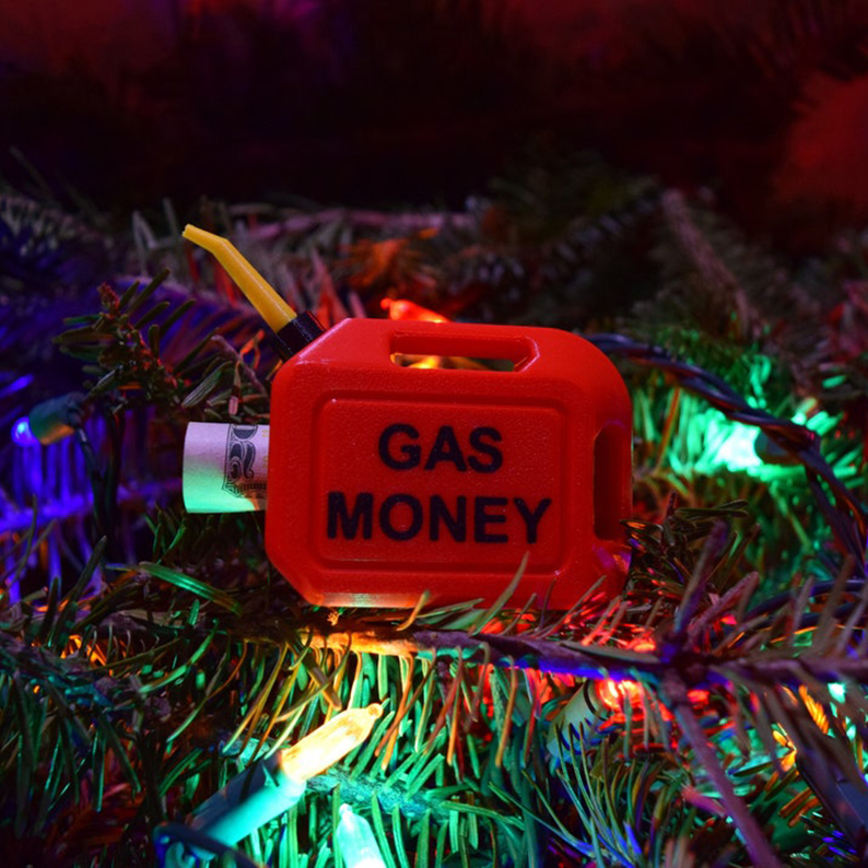 Gas Money Ornament | Fun & Practical Stocking Stuffer