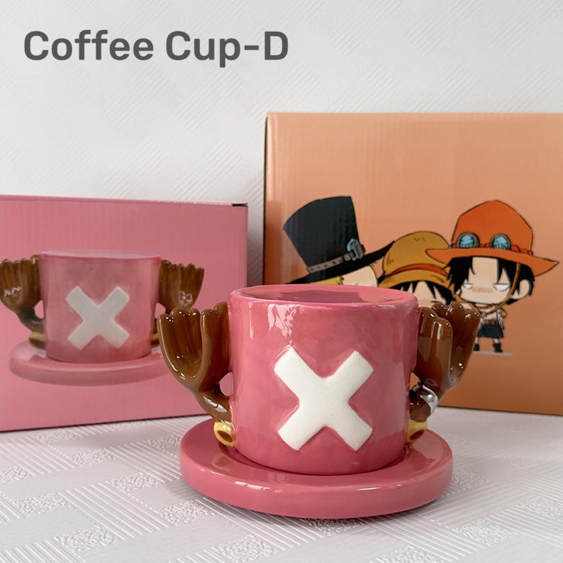 Straw Hat Ceramic Mug | One Piece-Inspired Luffy, Ace, Sabo & Chopper Mugs