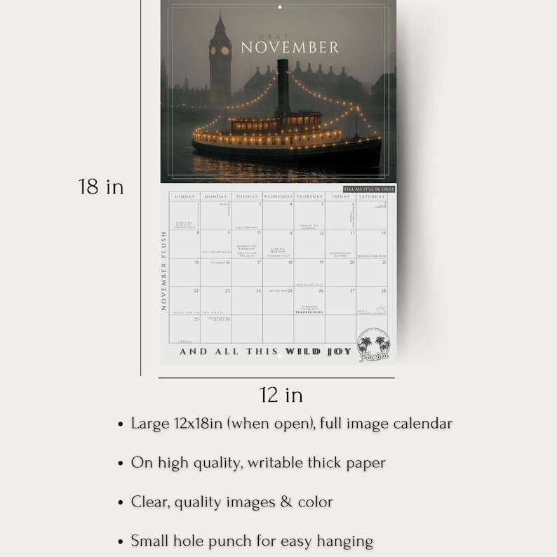 2026 Eras Showgirl Lyrical Calendar