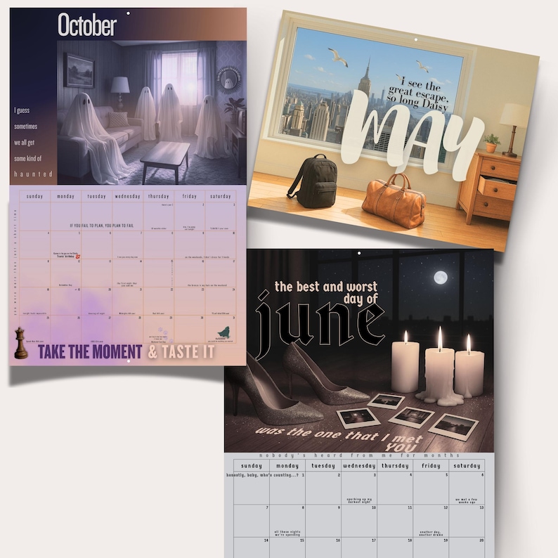 2026 Eras Showgirl Lyrical Calendar