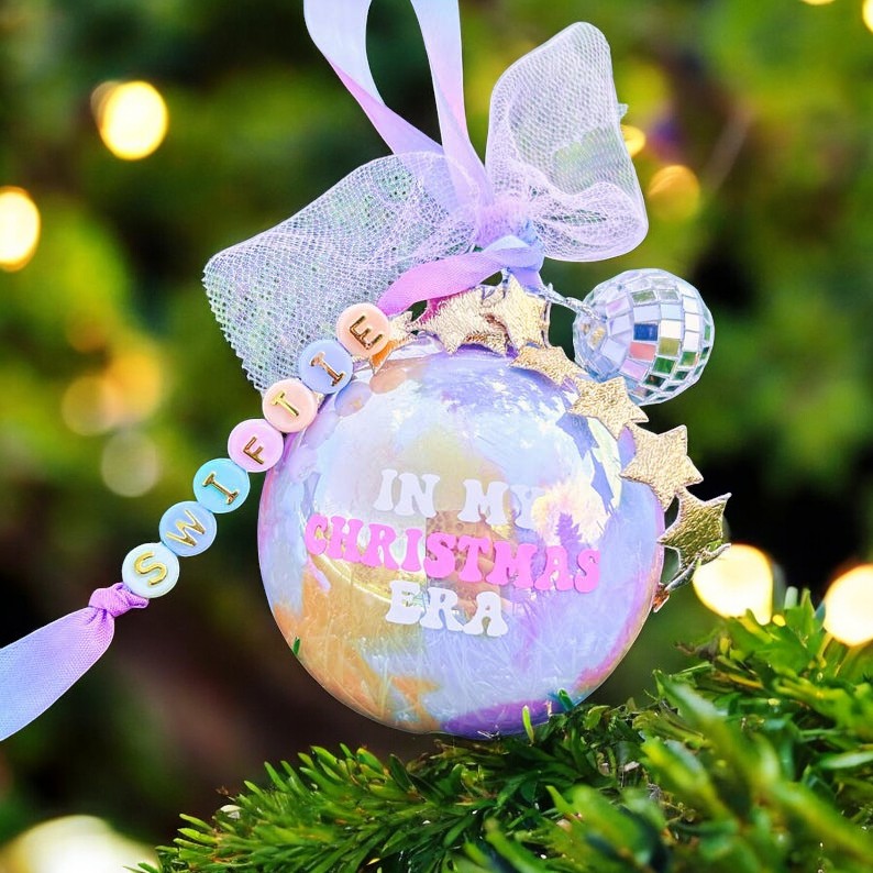 Swiftie Bling Bracelet Christmas Ornament