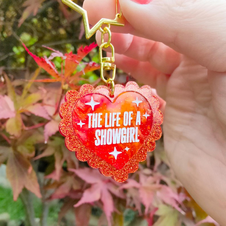 The Life of a Showgirl Keyring