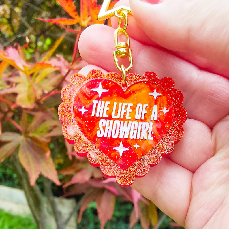 The Life of a Showgirl Keyring