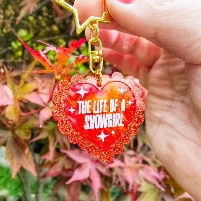 The Life of a Showgirl Keyring