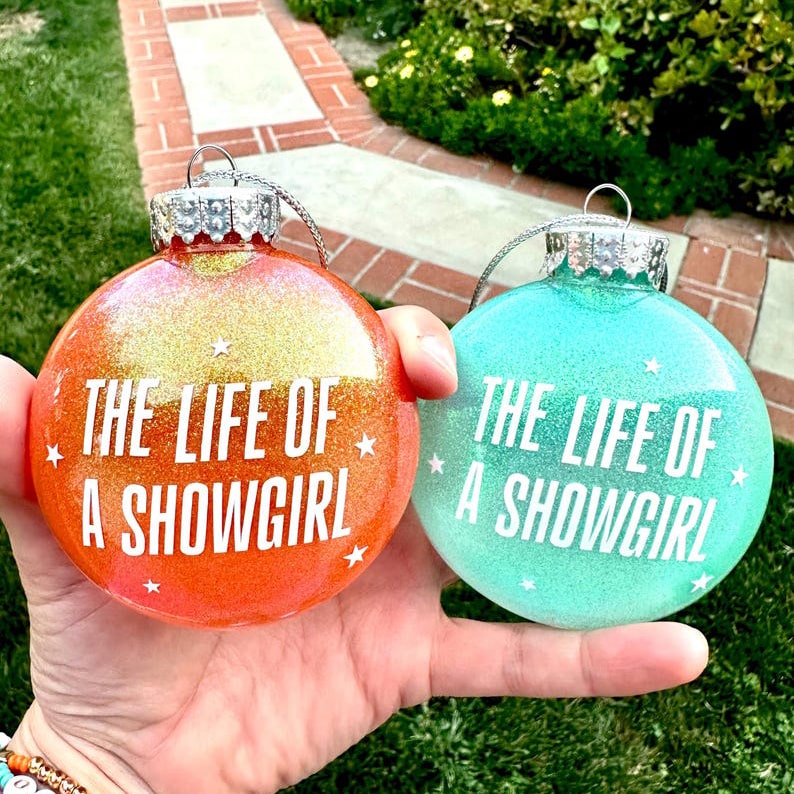 Swiftie Album Ornaments (Incl. New Showgirl)
